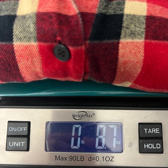 Madewell Women's Plaid Flannel Button Down Flannel Shirt Size M - Picture 13 of 13